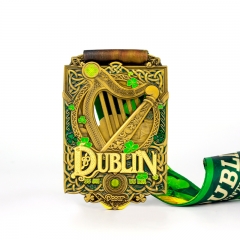 Custom virtual challenge medals with ribbon