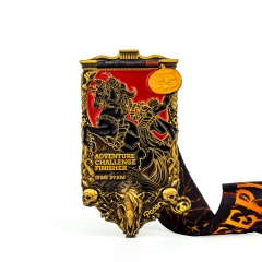 Custom virtual challenge medals with ribbon