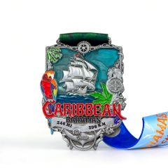 Custom virtual challenge medals with ribbon